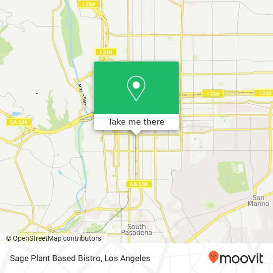 Sage Plant Based Bistro, 319 S Arroyo Pkwy Pasadena, CA 91105 map