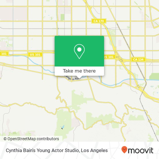 Cynthia Bain's Young Actor Studio map