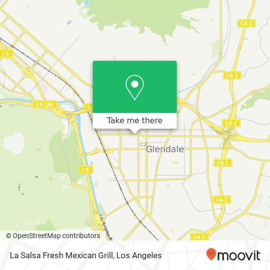 La Salsa Fresh Mexican Grill, 1144 Glendale Galleria Glendale, CA 91210 map