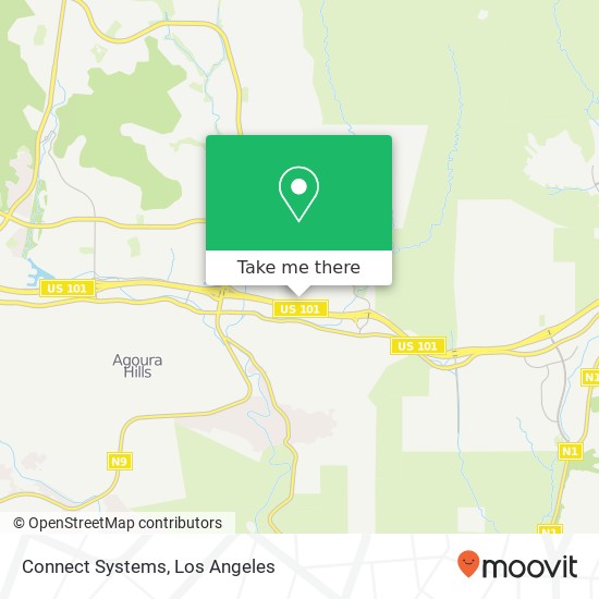 Mapa de Connect Systems, 5321 Derry Ave Agoura Hills, CA 91301