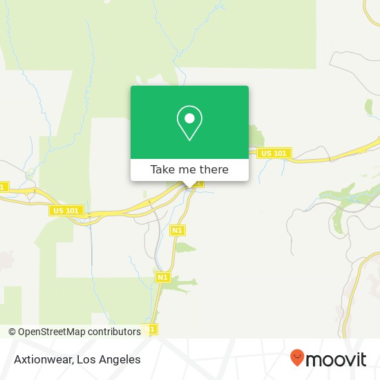 Mapa de Axtionwear, 26500 Agoura Rd Calabasas, CA 91302