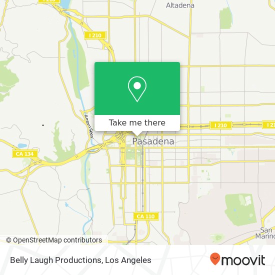 Belly Laugh Productions map