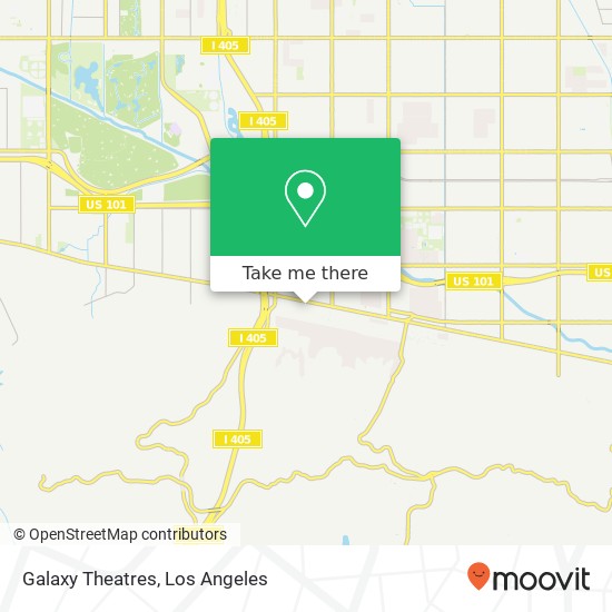 Galaxy Theatres map