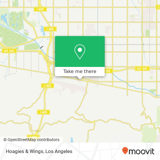 Hoagies & Wings, 14552 Ventura Blvd Sherman Oaks, CA 91403 map