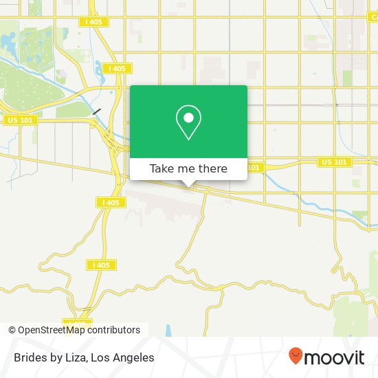 Mapa de Brides by Liza, 14539 Ventura Blvd Sherman Oaks, CA 91403