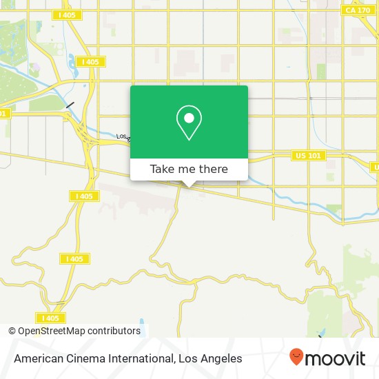American Cinema International map