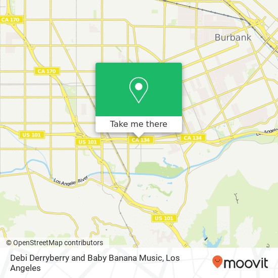 Mapa de Debi Derryberry and Baby Banana Music