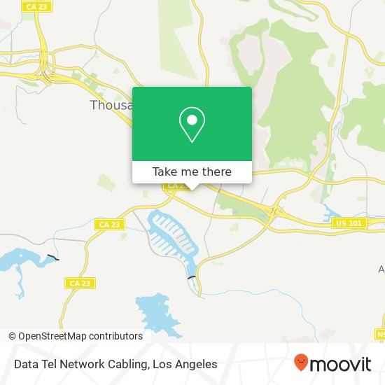 Mapa de Data Tel Network Cabling, 2820 Townsgate Rd Westlake Village, CA 91361