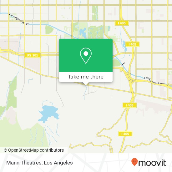 Mann Theatres map