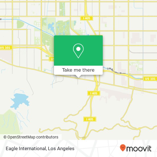 Mapa de Eagle International, 15840 Ventura Blvd Encino, CA 91436