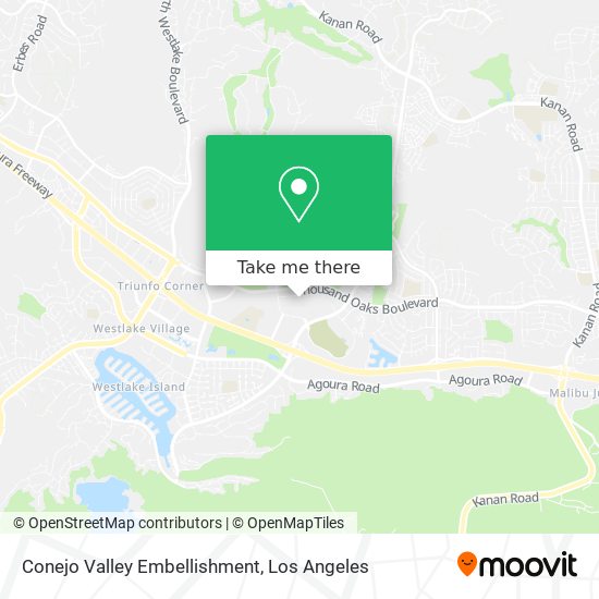 Conejo Valley Embellishment map