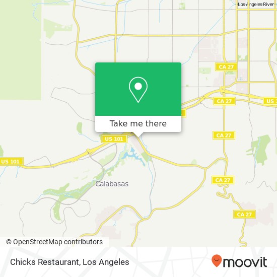 Chicks Restaurant, 23355 Mulholland Dr Woodland Hills, CA 91364 map