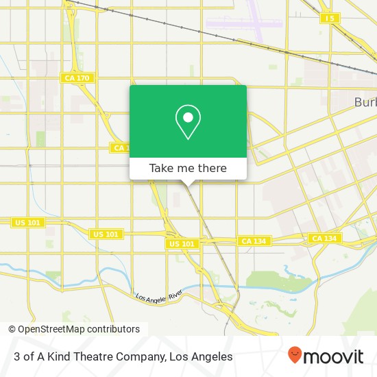 Mapa de 3 of A Kind Theatre Company