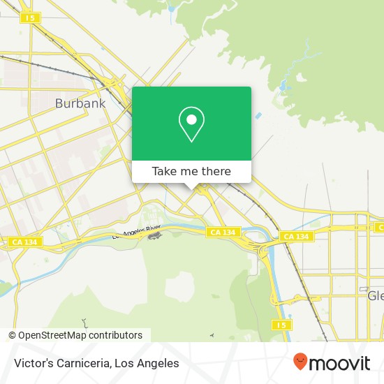 Mapa de Victor's Carniceria, 1710 Lake St Glendale, CA 91201