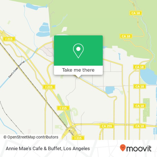 Annie Mae's Cafe & Buffet, 1357 Kendall Dr San Bernardino, CA 92407 map