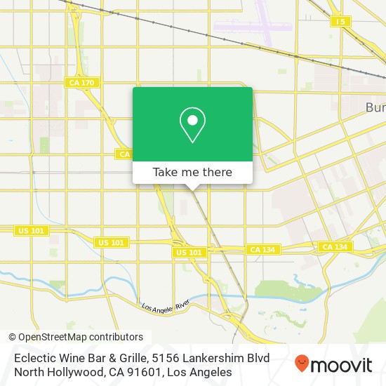 Eclectic Wine Bar & Grille, 5156 Lankershim Blvd North Hollywood, CA 91601 map