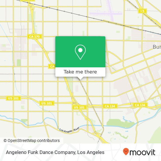 Angeleno Funk Dance Company map