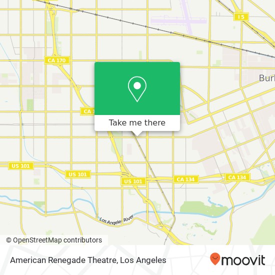 American Renegade Theatre map