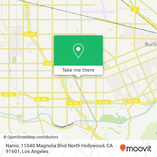Namo, 11040 Magnolia Blvd North Hollywood, CA 91601 map