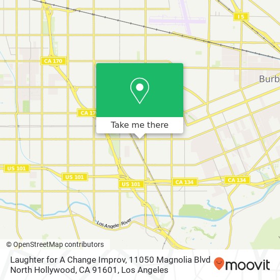 Laughter for A Change Improv, 11050 Magnolia Blvd North Hollywood, CA 91601 map