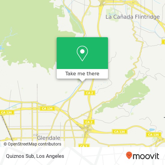 Quiznos Sub, 1500 Canada Blvd Glendale, CA 91208 map