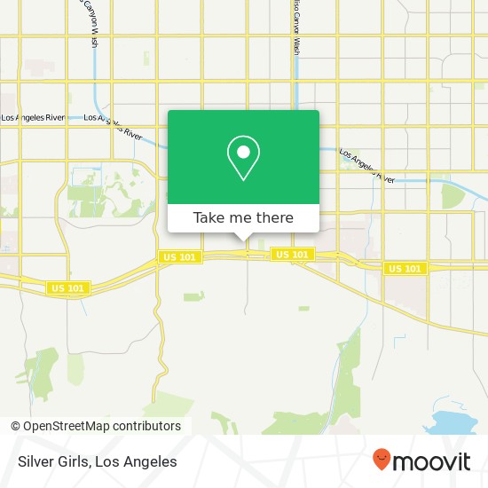 Mapa de Silver Girls, 5729 Aura Ave Tarzana, CA 91356