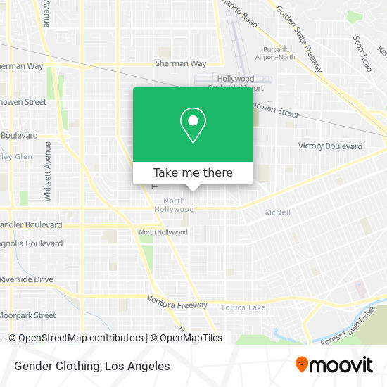 Gender Clothing map