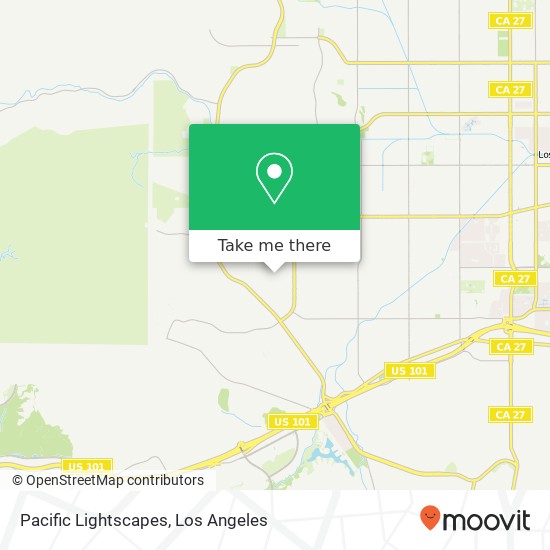 Mapa de Pacific Lightscapes, 23849 Califa St Woodland Hills, CA 91367