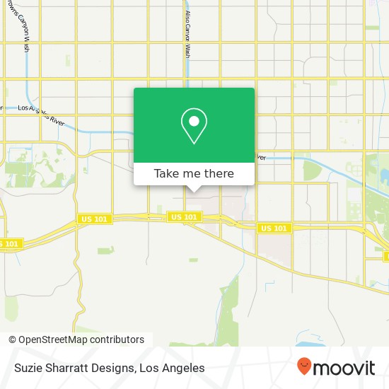 Mapa de Suzie Sharratt Designs, 18731 Hatteras St Tarzana, CA 91356