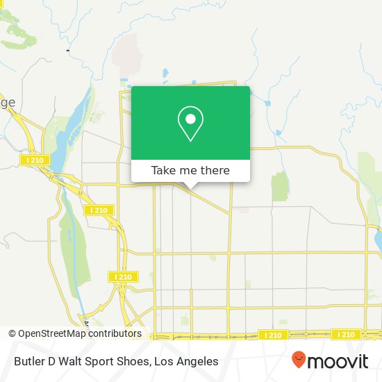 Butler D Walt Sport Shoes, 431 E Woodbury Rd Altadena, CA 91001 map