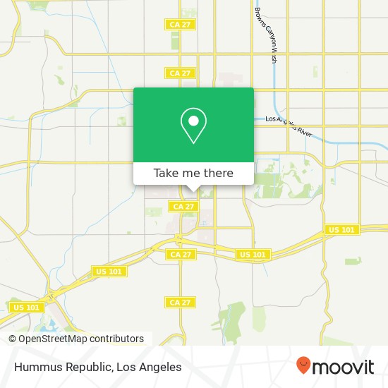Hummus Republic, 21801 Oxnard St Woodland Hills, CA 91367 map