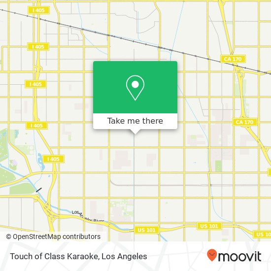 Touch of Class Karaoke map