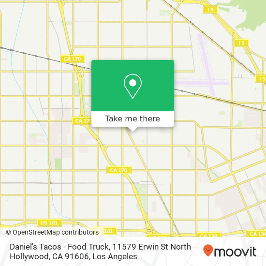 Daniel's Tacos - Food Truck, 11579 Erwin St North Hollywood, CA 91606 map