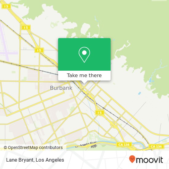 Mapa de Lane Bryant, Burbank, CA 91502