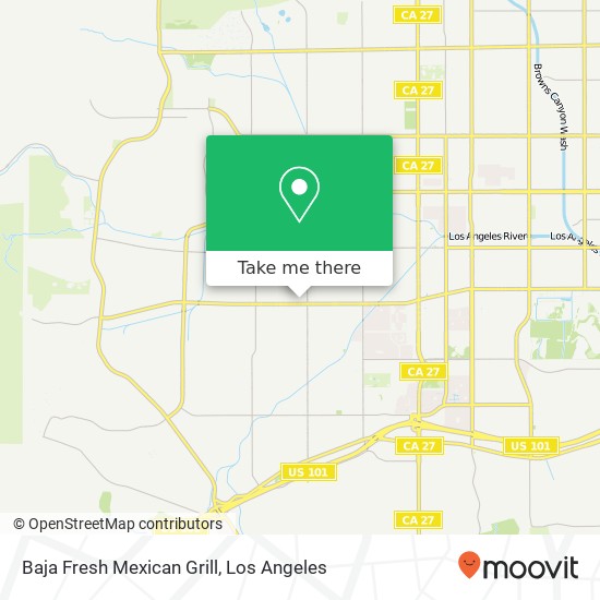 Baja Fresh Mexican Grill, 22815 Victory Blvd Los Angeles, CA 91307 map