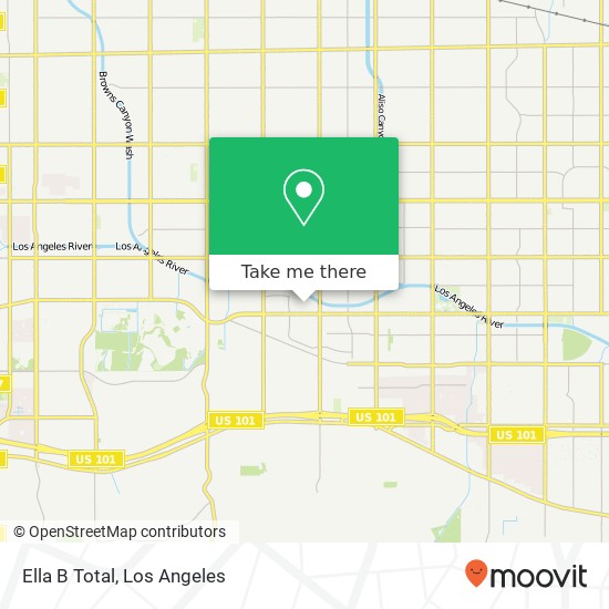 Mapa de Ella B Total, 19381 Victory Blvd Los Angeles, CA 91335