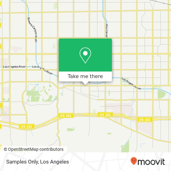 Mapa de Samples Only, 19401 Victory Blvd Reseda, CA 91335