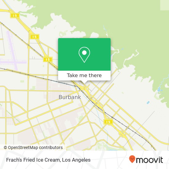 Frach's Fried Ice Cream, N San Fernando Blvd Burbank, CA 91504 map