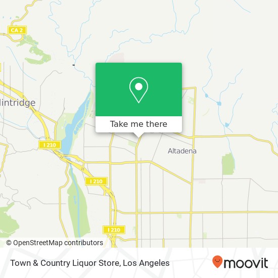 Town & Country Liquor Store map