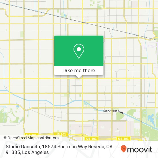 Studio Dance4u, 18574 Sherman Way Reseda, CA 91335 map