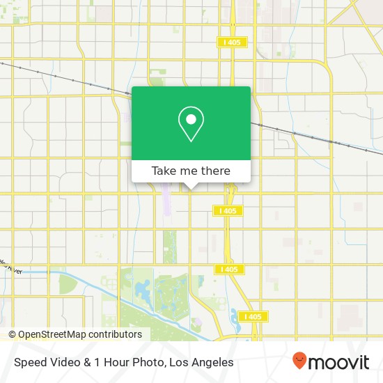 Mapa de Speed Video & 1 Hour Photo, 16057 Sherman Way Van Nuys, CA 91406