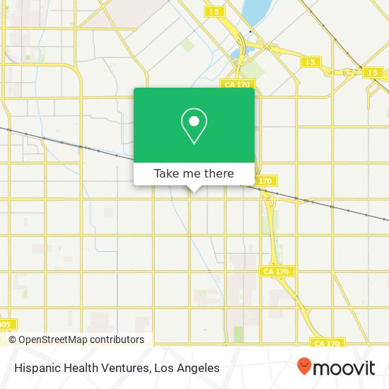 Mapa de Hispanic Health Ventures, 7247 Atoll Ave North Hollywood, CA 91605