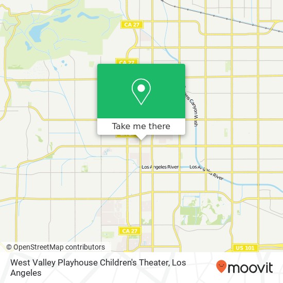 West Valley Playhouse Children's Theater map