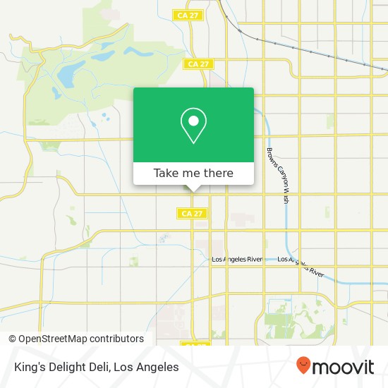 Mapa de King's Delight Deli, 21925 Saticoy St Canoga Park, CA 91304