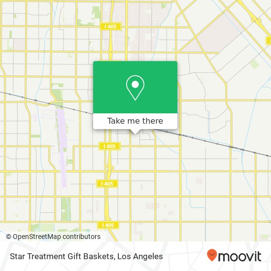 Mapa de Star Treatment Gift Baskets, 15210 Stagg St Los Angeles, CA 91405