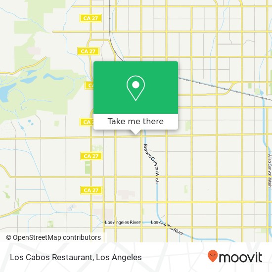 Mapa de Los Cabos Restaurant, 20945 Roscoe Blvd Canoga Park, CA 91304