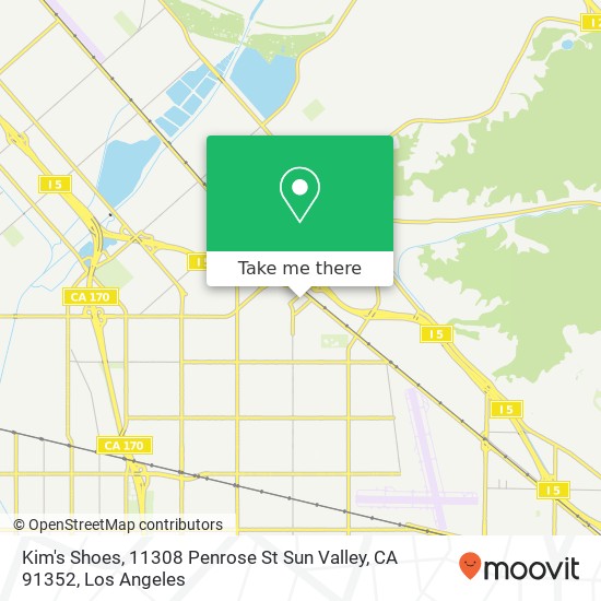 Kim's Shoes, 11308 Penrose St Sun Valley, CA 91352 map