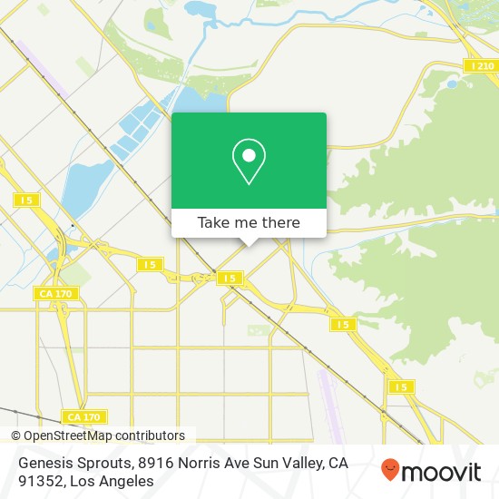 Genesis Sprouts, 8916 Norris Ave Sun Valley, CA 91352 map