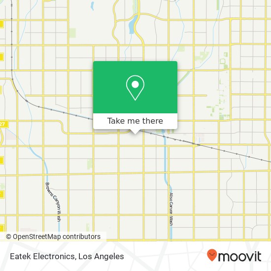 Mapa de Eatek Electronics, 19404 Business Center Dr Northridge, CA 91324