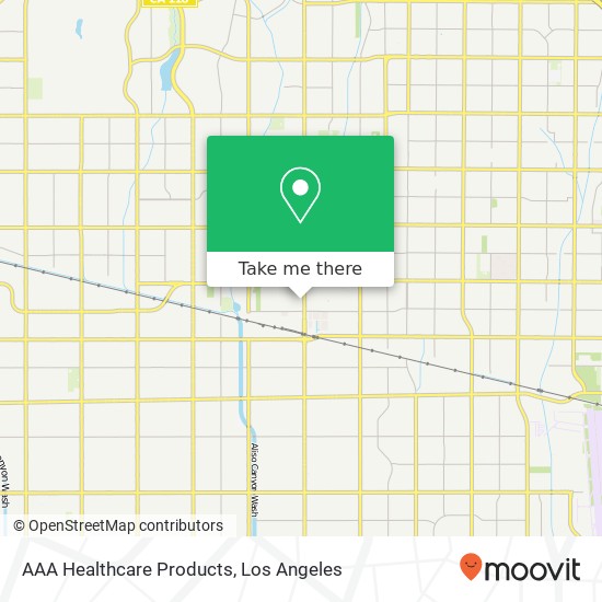 Mapa de AAA Healthcare Products, 8949 Reseda Blvd Northridge, CA 91324
